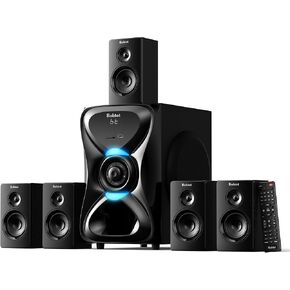 Bobtot 5.1 Home Theater Sound System Wireless Rear Satellite Speakers in Kuwait