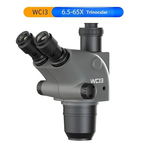 LUOWEI WCI3 6.5-65 Trinocular Microscope, 6.5X-65X Cont. Zoom in Kuwait