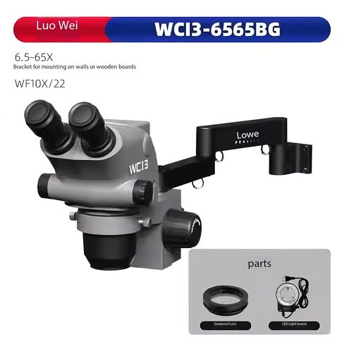 LUOWEI WCI3-6565BG Binocular Microscope, 6.5X-65X Gooseneck in Kuwait