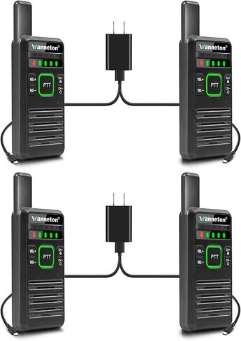 RT22pro walkie talkies Wireless Frequency Copy Rechargeable Walkie Talkies for Adults,walkie talkies 4 Pack Long Range with VOX, Scrambling, decoding, Battery Display, scanning. in Kuwait