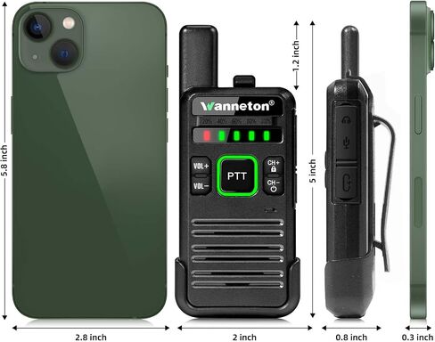 RT22pro walkie talkies Wireless Frequency Copy Rechargeable Walkie Talkies for Adults,walkie talkies 4 Pack Long Range with VOX, Scrambling, decoding, Battery Display, scanning. in Kuwait