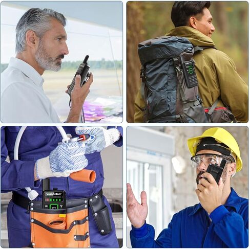 RT22pro walkie talkies Wireless Frequency Copy Rechargeable Walkie Talkies for Adults,walkie talkies 4 Pack Long Range with VOX, Scrambling, decoding, Battery Display, scanning. in Kuwait