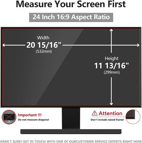10 Pack 24 Inch Computer Privacy Screen Shield for 16:9 Widescreen Desktop in Kuwait