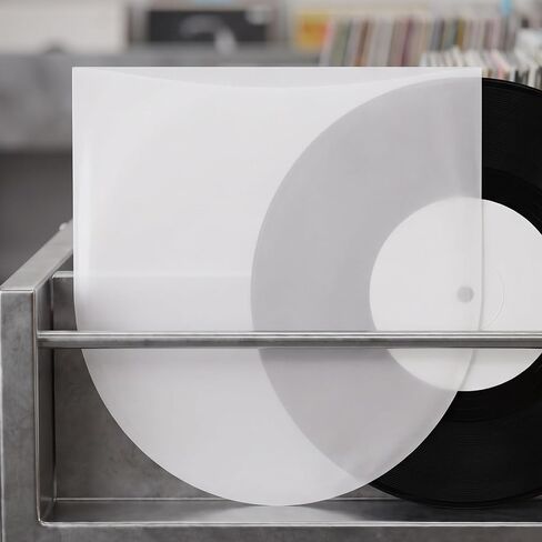 Vinyl Record Storage Pouch Pe Pp Sleeves Anti-Static 200pcs Inch in Kuwait
