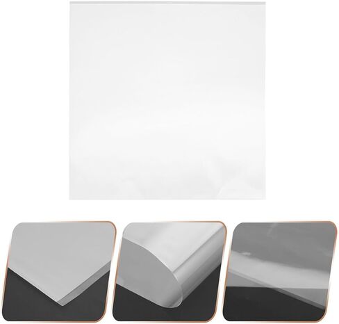 24pcs White Plastic Vinyl Record Sleeves Protective Outer Covers in Kuwait