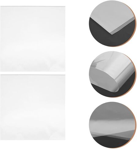 24pcs White Plastic Vinyl Record Sleeves Protective Outer Covers in Kuwait