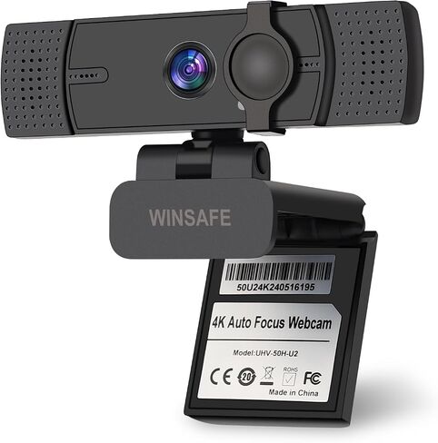 4K Webcam,PDAF AutoFocus,Dual Noise-Canceling Microphones,70° FOV, in Kuwait
