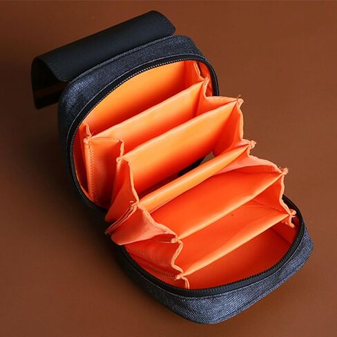 Multiple Slot Lens Filter Storage Bag Anti Shock Interior Lightweight Filter Storage for Full Protections Lens Carrying Case in Kuwait