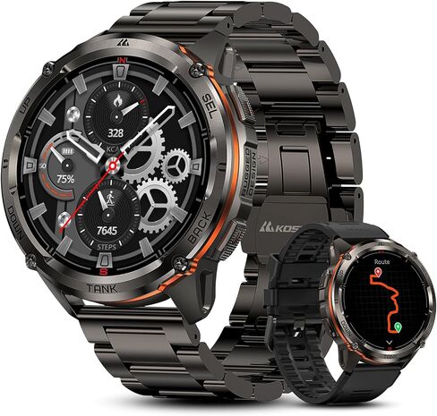 KOSPET Tank T3 Ultra 2 Rugged GPS Smart Watch for Men, 170+ Sport Modes in Kuwait