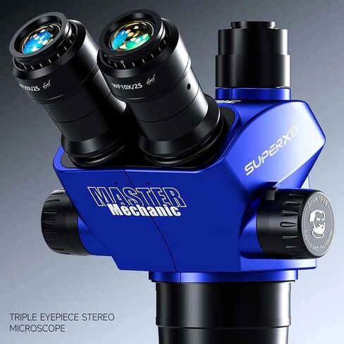 Mechanic SUPER XS Trinocular Stereo Microscope With DVS-1 Arm 6.5x-45X WF10x25 for Phones Electronic Soldering Welding Tools(Super XS-DVS-1) in Kuwait