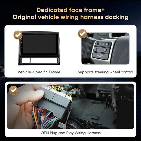 Car Stereo Radio for Toyota Tacoma 2005-2015, Wireless CarPlay in Kuwait