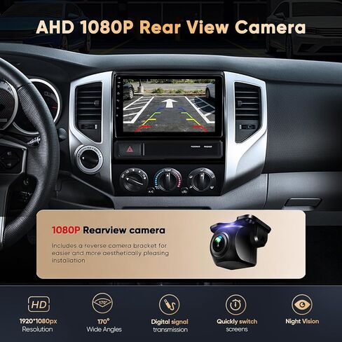 Car Stereo Radio for Toyota Tacoma 2005-2015, Wireless CarPlay in Kuwait