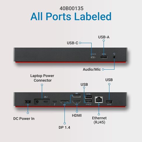 40B00135US ThinkPad Universal Thunderbolt 4 Dock - 100W Power Delivery in Kuwait