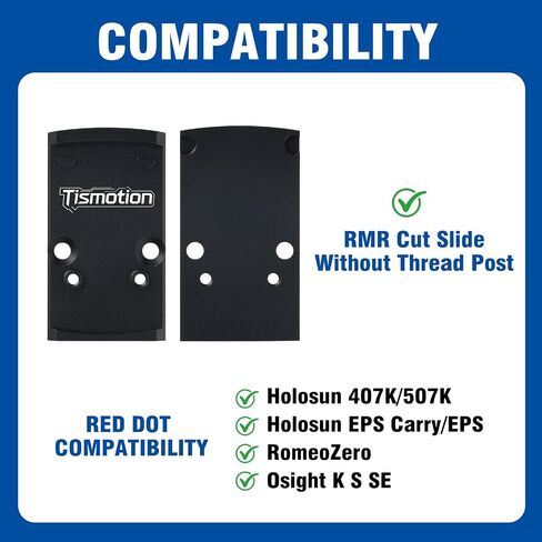 Red Dot Mounting Plate Compatible with RMR Cut to RMSc Sight in Kuwait