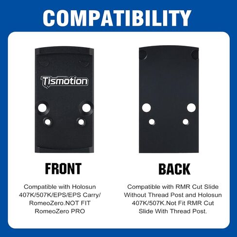 Red Dot Mounting Plate Compatible with RMR Cut to RMSc Sight in Kuwait