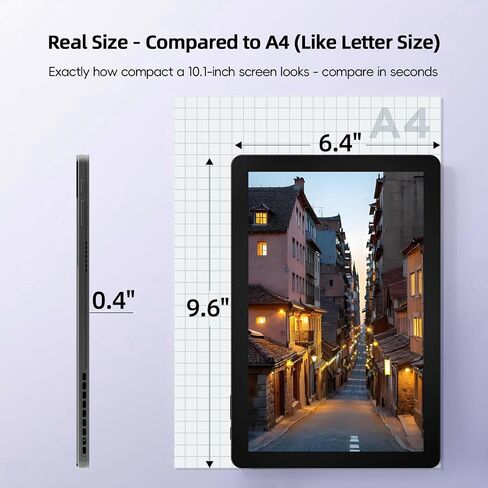 2-in-1 Laptop/Tablet (2026), 10.1" FHD IPS Touchscreen, 1-Year Office 365 in Kuwait
