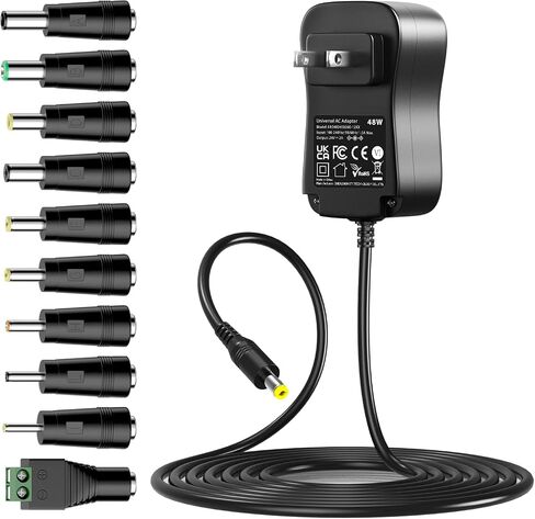 24V 3A Power Supply AC/DC Adapter Charger DC 24V Power Cord, 72W in Kuwait