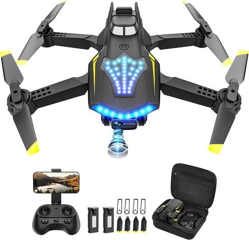 Drone with Camera-Drone for Kids with Cool Lights & 2 Batteries in Kuwait