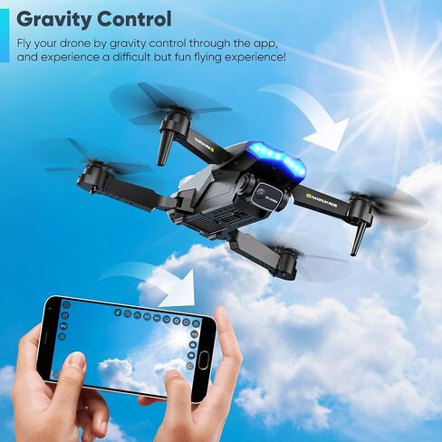 Drone with Camera-Drone for Kids with Cool Lights & 2 Batteries in Kuwait