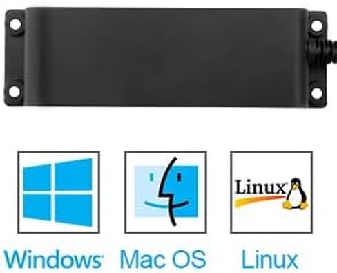 USB 3.0 4-Port Hub, Mountable USB Splitter with 3.3FT Cable in Kuwait