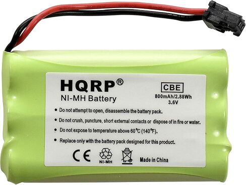 HQRP Cordless Phone Battery Compatible with Lenmar CBC909, BATT-909, ER-P512 / ERP512GRN Replacement in Kuwait