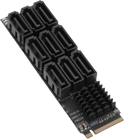 Mingzhe M.2 to Serial ATA 3.0 Adapter HighSpeed 9 Port Expansion Card for in Kuwait