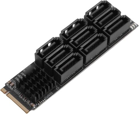 Mingzhe M.2 to Serial ATA 3.0 Adapter HighSpeed 9 Port Expansion Card for in Kuwait