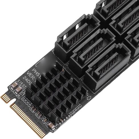 Mingzhe M.2 to Serial ATA 3.0 Adapter HighSpeed 9 Port Expansion Card for in Kuwait