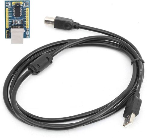 USB to TTL Converter Adapter Serial Port Module with Dual Power Supply 3.3V 5V for DIY Electronics Projects XP 7 8 10 32 64 Bit System Includes USB Cable and Jump Wire in Saudi Arabia