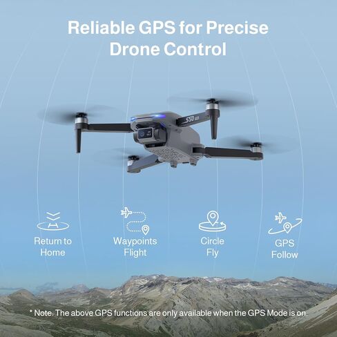 Ameta S50 Lite GPS Drone with Camera for Adults 4K UHD,Gift for Beginners in Kuwait