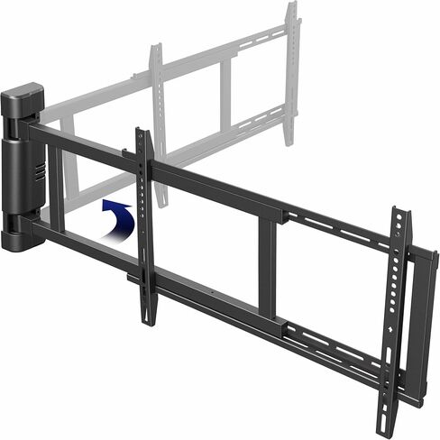 VIVO Steel Low Profile, Manual Swing TV Wall Mount for 32 to 75 inch LCD LED Plasma Screens, Articulating TV Bracket with 180 Degree Swivel, MOUNT-M-WM075 in Kuwait