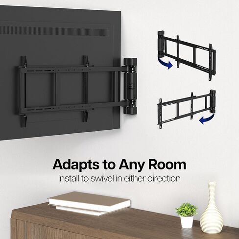 VIVO Steel Low Profile, Manual Swing TV Wall Mount for 32 to 75 inch LCD LED Plasma Screens, Articulating TV Bracket with 180 Degree Swivel, MOUNT-M-WM075 in Kuwait