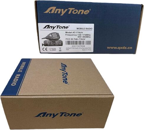 AnyTone AT-778UV Dual Band Transceiver Mobile Radio VHF/Uhf Radio for Car Vehicle Black in Kuwait