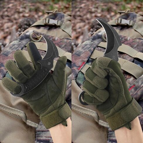 Karambit Knife, Karambit Fixed Blade, Claw Knife, 420HC Steel Blade, G10 Handle, Utility for Outdoor Survival, Camping, Hiking With Kydex Sheath in Kuwait