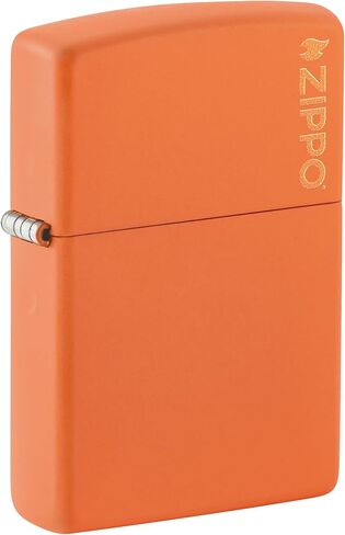 Zippo Classic Orange Matte with Logo Pocket Lighter in Kuwait