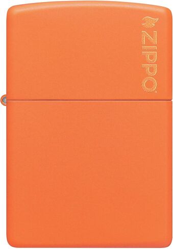 Zippo Classic Orange Matte with Logo Pocket Lighter in Kuwait