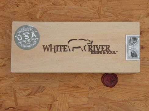 White River Hunter, Natural Burlap Micarta in Kuwait