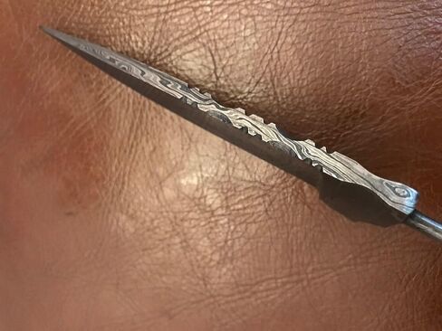 Handmade Bavarian Blade Blank – One-Piece Hand-Forged Steel for Knife Making, Hunting, Skinning & Crafting – 8.66" Overall, 3.93" Edge – Premium Forged (Carbon Steel) in Kuwait