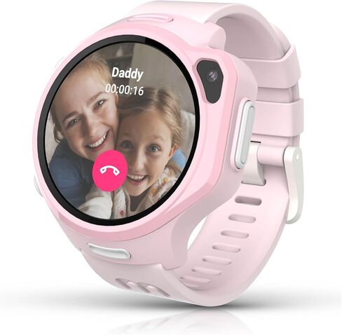 myFirst R2 Kids Smart Watch 4G LTE with GPS Tracker & Video Calling, eSIM Phone Watch for Boys Girls Ages 5-12, SOS Smartwatch with Parental Control, Birthday Gift with 1.3" AMOLED Display(US Version) in Kuwait