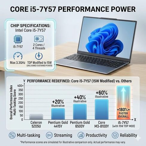 Laptop Computer 15.6 inch, Compatible with Windows 11, Core i5 Processor, Up to 3.3GHz, 4GB RAM, 128GB SSD, Up to 2TB, 15.6" FHD IPS 1920x1080, for Students, Business in Kuwait