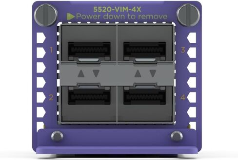 Extreme Networks 5520-VIM-4X Versatile Interface Module - 4X 10GbE SFP+ Expansion for 5520 Series Switch in Kuwait