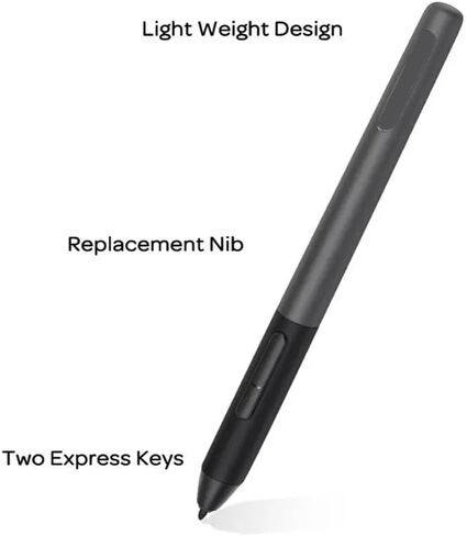 AP50 Digital Passive Pen with 8192 Levels Pen Pressure Two Express Keys Suitable for Drawing Tablet PD1161/PD1220/PD1320/PD1561/PD156Pro Pen Display in Saudi Arabia