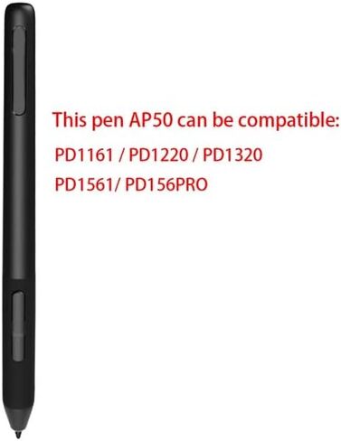 AP50 Digital Passive Pen with 8192 Levels Pen Pressure Two Express Keys Suitable for Drawing Tablet PD1161/PD1220/PD1320/PD1561/PD156Pro Pen Display in Saudi Arabia