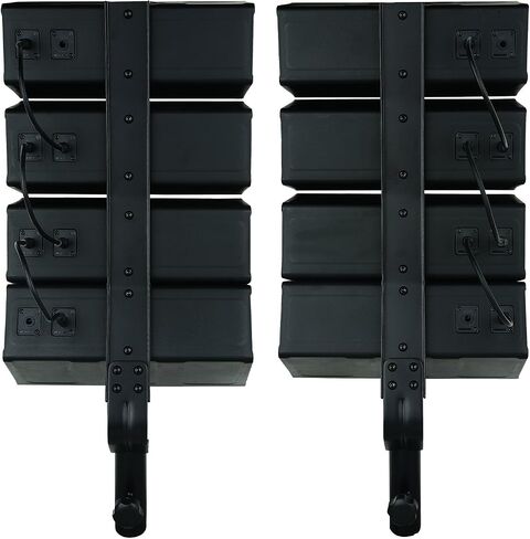 PRORECK Club A 4X4 Passive Line Array Speaker System Sets with Connecting Cables Eight Tweeter and Eight mid-tweeters, 8 Ohms Impedance in Kuwait
