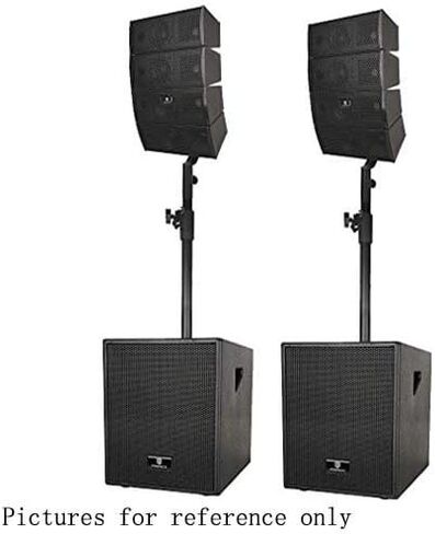 PRORECK Club A 4X4 Passive Line Array Speaker System Sets with Connecting Cables Eight Tweeter and Eight mid-tweeters, 8 Ohms Impedance in Kuwait