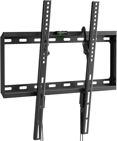 Suptek Tilt TV Wall Mount Bracket for Most 37-82 inch TV, Universal Mount with Max 600x400mm VESA and 132lbs Loading Capacity, Fits Studs 24" Apart, Low Profile with Magnetic Bubble Level (MT5082) in Kuwait