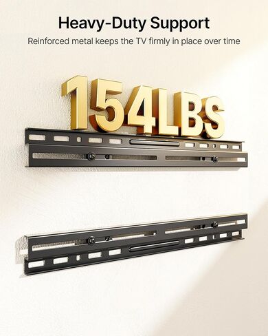 monTEK TV Wall Mount Extension Bracket, Fits 16-24" Wood Studs, Max 154lbs in Kuwait