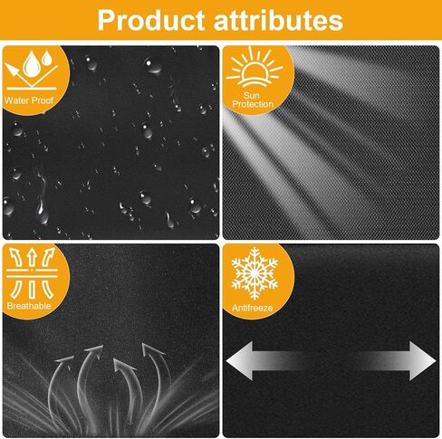 Toaster Oven Air Fryer Cover, Heat-Resistant Waterproof Dust-proof Kitchen Appliance Covers Compatible with Cuisinart TOA-60 65 70 Convection Toaster Oven Air fryer in Kuwait