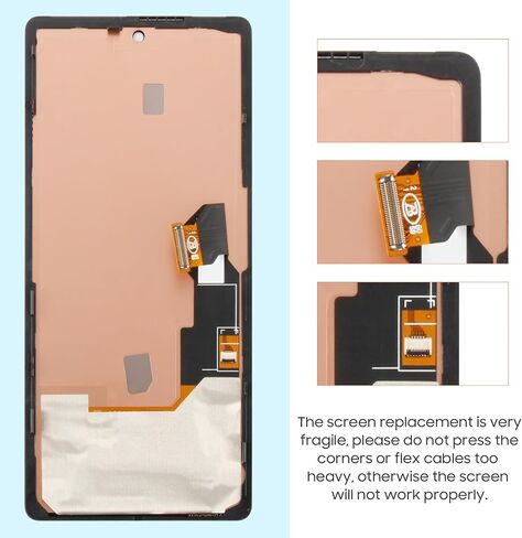 OLED for Google Pixel 6A Screen Replacement for Google Pixel 6A GX7AS GB62Z G1AZG LCD Display Touch Screen Digitizer Assembly Repair Part in Kuwait