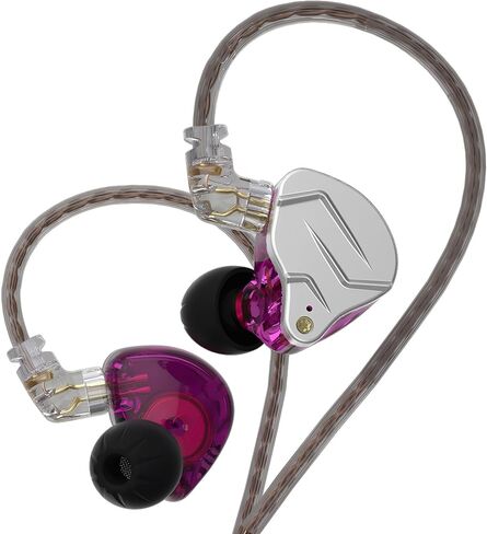 KZ ZSN PRO X Hybrid Banlance Armature with Dynamic in-Ear Earphone ERJIGO ZSNPROX 1BA+1DD HiFi Headset ZSNPRO X erabuds (with Mic, Black) in Kuwait